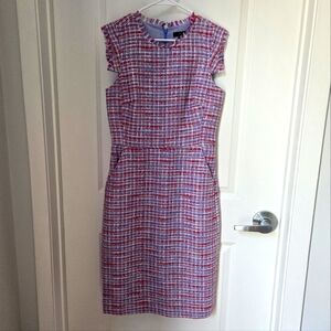 (Tall) J.Crew Azalea Tweed Resume Sheath Dress Sz 6T